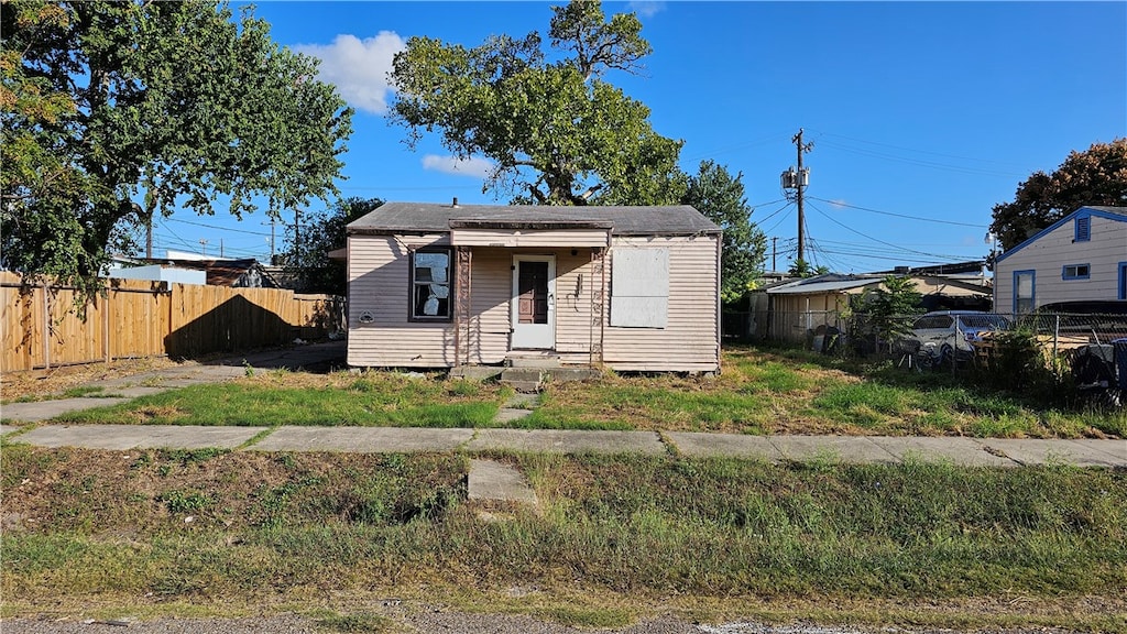 view of bungalow