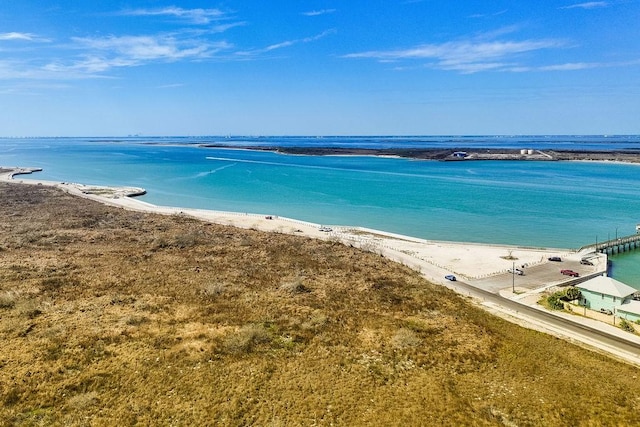 property view of water with a view of the beach