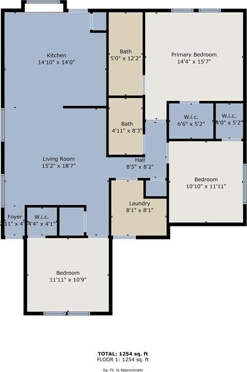 13829 Suntan Ave, Corpus Christi, TX 78418 - view of floor plan / room layout