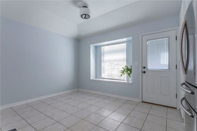 view of tiled entrance foyer