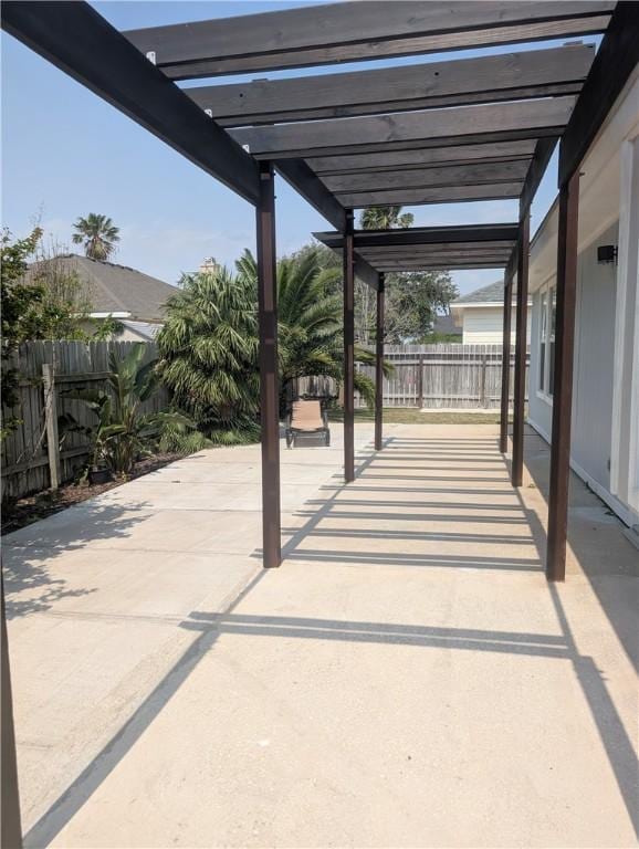 13829 Suntan Ave, Corpus Christi, TX 78418 - view of patio / terrace with a pergola