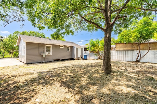 view of back of property