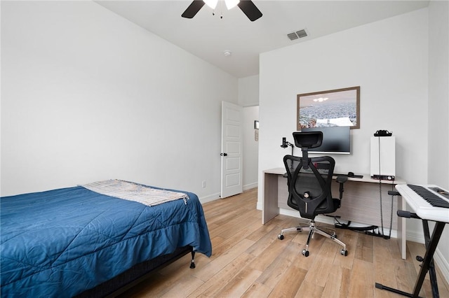 133 Longhorn Dr, Odem, TX 78370 - bedroom with light wood-type flooring