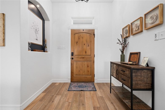 133 Longhorn Dr, Odem, TX 78370 - foyer entrance featuring light wood-type flooring and baseboards