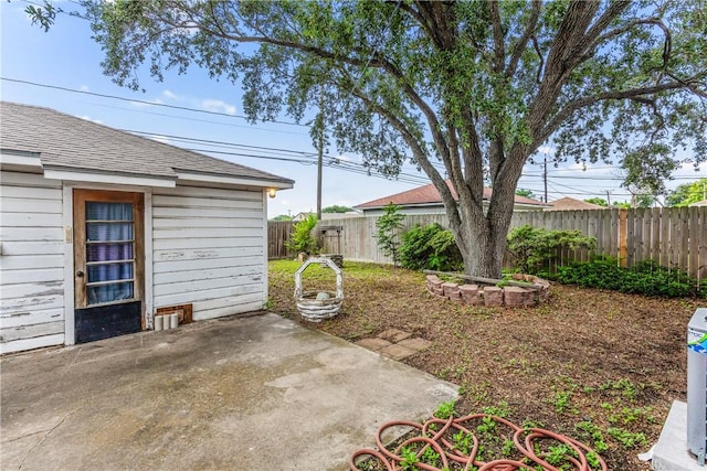 4114 Markins Dr, Corpus Christi, TX 78411 - fenced backyard featuring a patio
