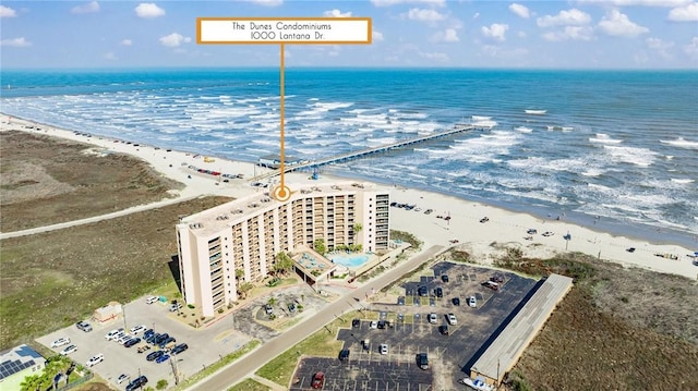 1000 Lantana Dr Unit 702, Port Aransas, TX 78373 - bird's eye view of unending shoreline
