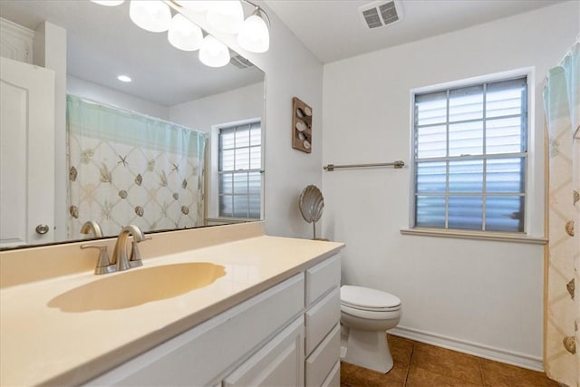 15230 Isla Pinta Ct, Corpus Christi, TX 78418 - full bath with vanity, tile patterned flooring, and recessed lighting