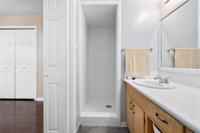 2575 Arkansas St, Ingleside, TX 78362 - bathroom with a shower stall and vanity