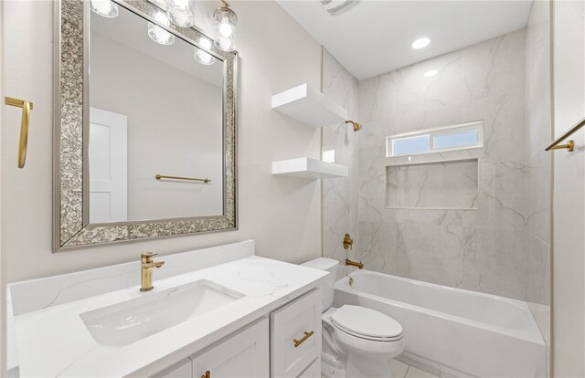 kitchen featuring white cabinets, wall chimney exhaust hood, an island with sink, coffered ceiling, and pendant lighting