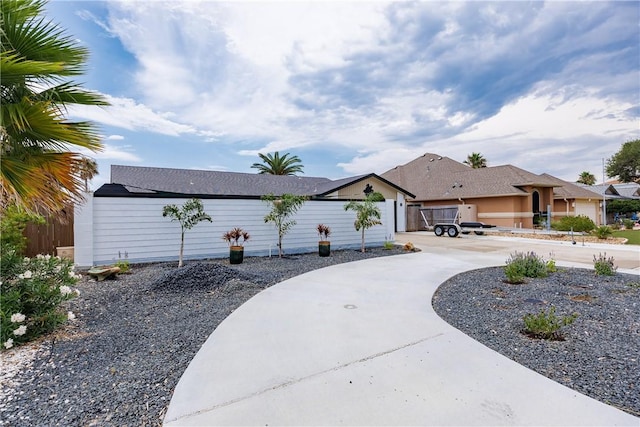 view of ranch-style house