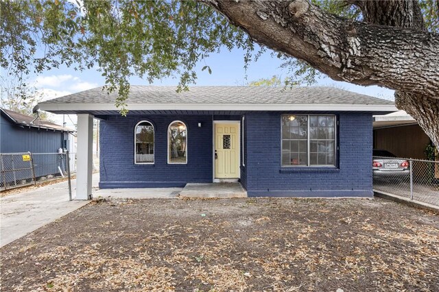 view of ranch-style house