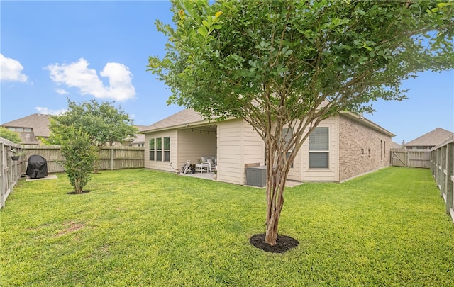 8130 Resplandor St, Corpus Christi, TX 78414 - rear view of property with cooling unit and a patio area