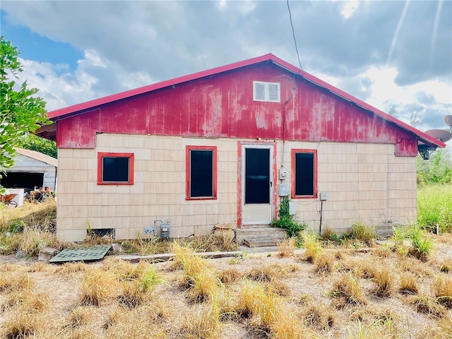 view of front of property