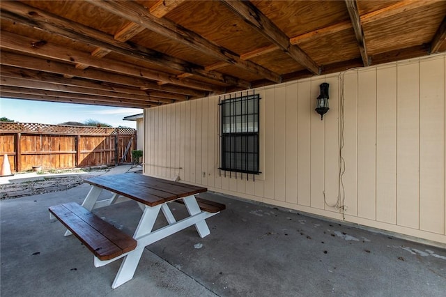 view of patio