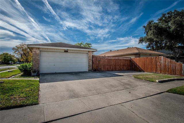 exterior space with a yard