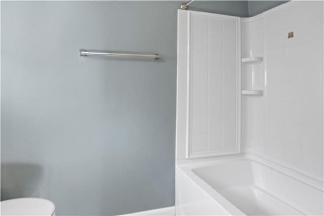 2809 Vancouver Dr, Corpus Christi, TX 78414 - bathroom with  shower combination, baseboards, and toilet