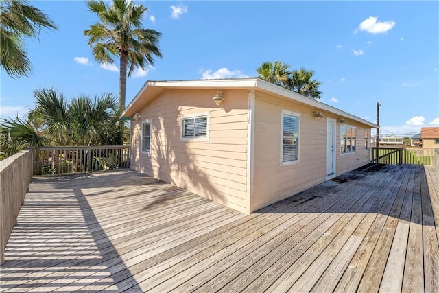 view of deck