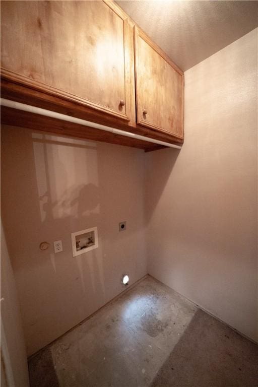2033 Briarwood Dr, Corpus Christi, TX 78412 - washroom featuring cabinet space, washer hookup, and hookup for an electric dryer