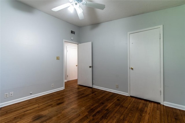 5933 Lucille Dr, Corpus Christi, TX 78412 - unfurnished bedroom featuring wood finished floors and ceiling fan