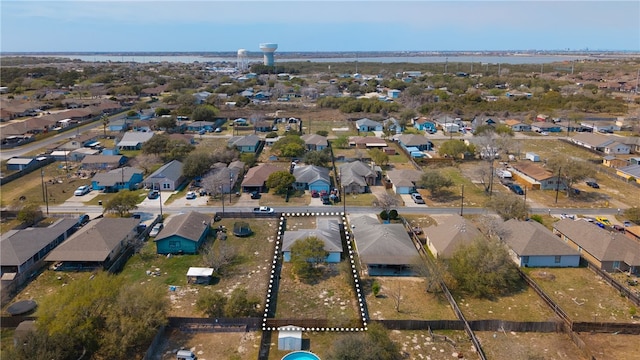 drone / aerial view featuring a residential view