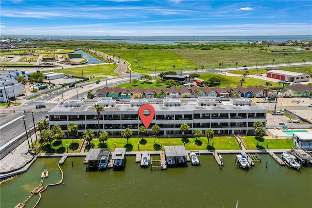 14514 E Cabana St, Corpus Christi, TX 78418 - drone / aerial view of a large body of water