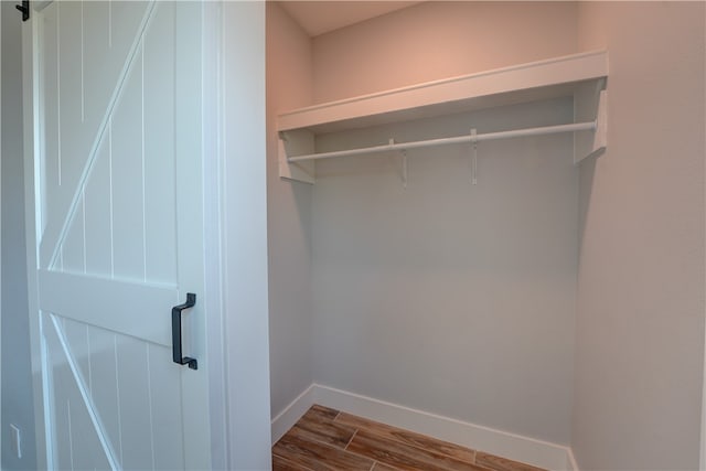 view of closet