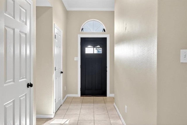 15341 Yardarm Ct, Corpus Christi, TX 78418 - entryway featuring baseboards and light tile patterned floors