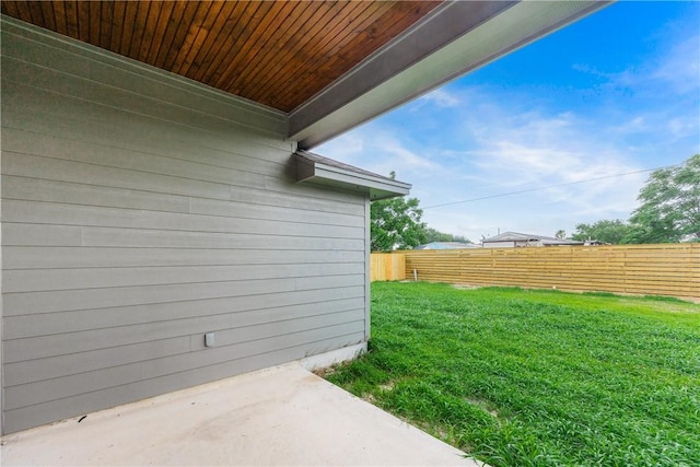 2513 Luzius Dr, Corpus Christi, TX 78418 - view of yard with a patio