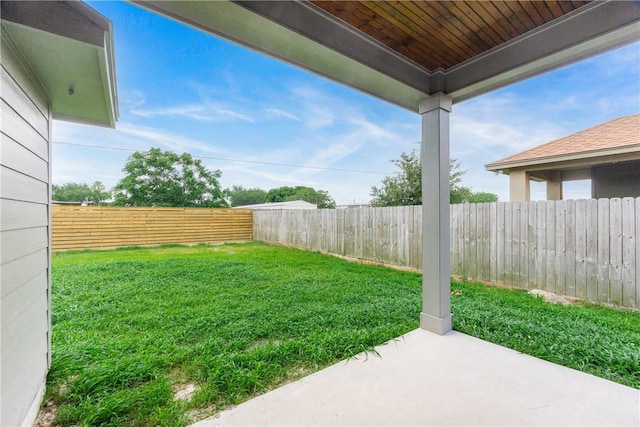 2513 Luzius Dr, Corpus Christi, TX 78418 - view of yard featuring a patio area