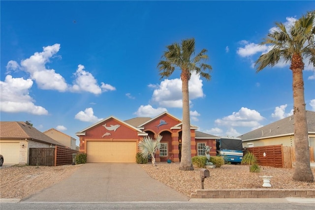 13706 Sea Horse Ave, Corpus Christi, TX 78418 - view of front of home featuring driveway and an attached garage