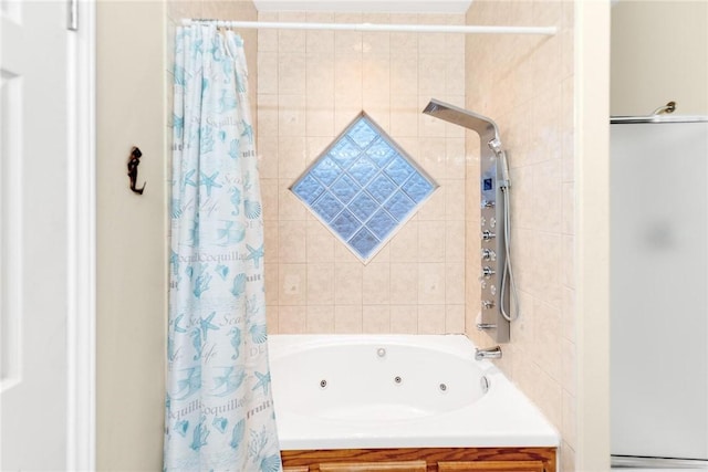 13706 Sea Horse Ave, Corpus Christi, TX 78418 - bathroom with a combined bath / shower with jetted tub