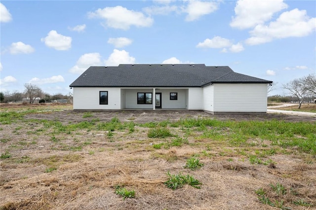 view of rear view of property