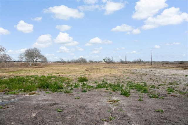 view of landscape featuring a rural view