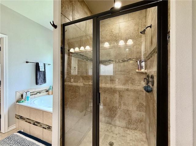 6717 Battery Park Ct, Corpus Christi, TX 78414 - full bath with a bath and a stall shower