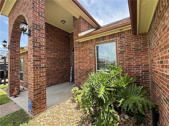 6717 Battery Park Ct, Corpus Christi, TX 78414 - view of exterior entry with brick siding