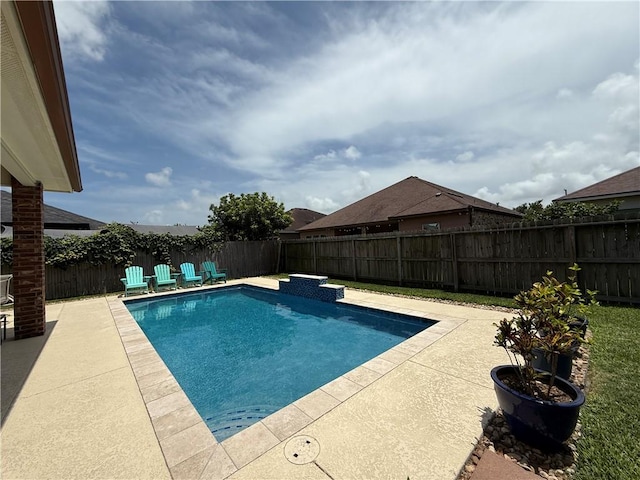 6717 Battery Park Ct, Corpus Christi, TX 78414 - view of pool featuring a patio and a fenced backyard