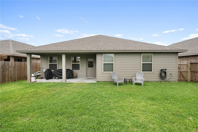 7218 Tristan, Corpus Christi, TX 78414 - rear view of property featuring a patio area and a shingled roof