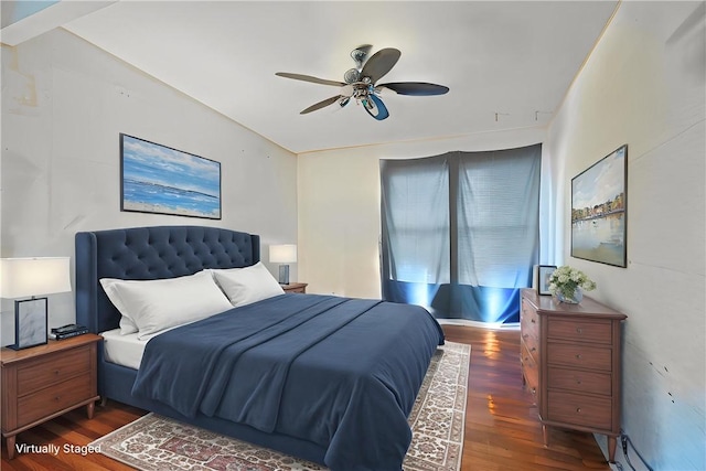 3730 Lincoln St, Corpus Christi, TX 78415 - bedroom featuring wood finished floors and ceiling fan