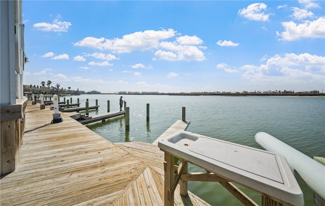 15101 Boca Grandi Dr, Corpus Christi, TX 78418 - view of dock with a water view