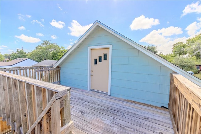 4338 Cottage St, Corpus Christi, TX 78415 - view of deck