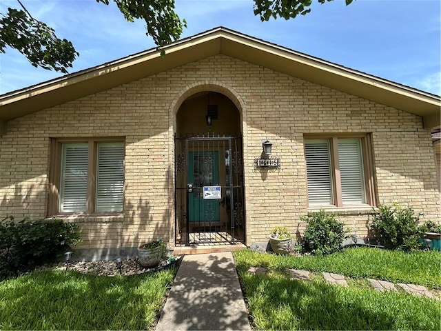 1645 W Manor Dr W, Corpus Christi, TX 78412 - entrance to property with brick siding