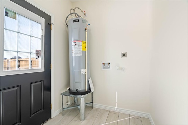 utilities featuring water heater