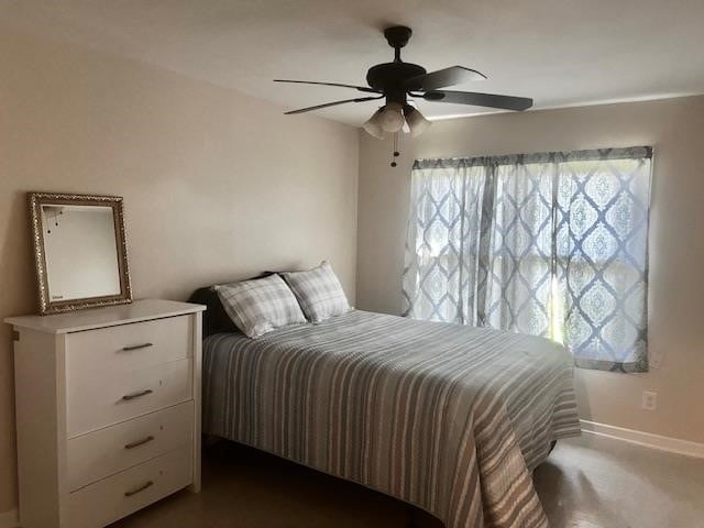 502 S Stephenson St, Beeville, TX 78102 - bedroom featuring baseboards and a ceiling fan