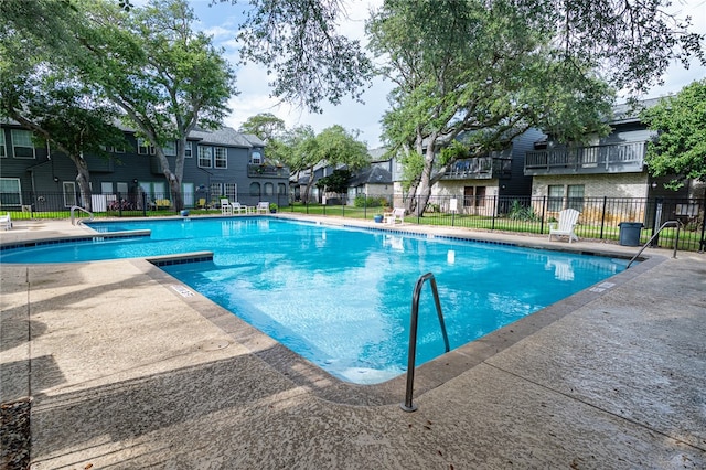 view of pool