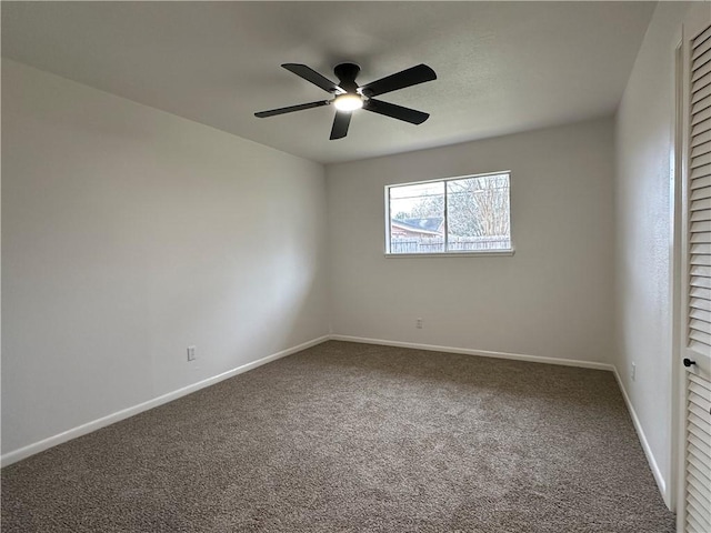 6118 Locke, Corpus Christi, TX 78415 - unfurnished bedroom with carpet and ceiling fan