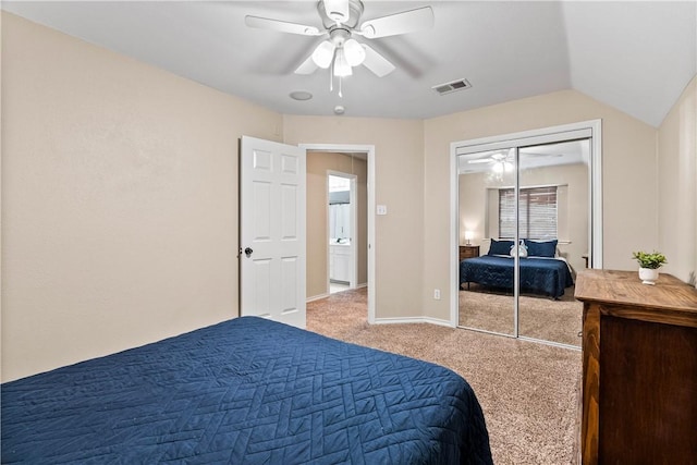 3837 Brockhampton Ct, Corpus Christi, TX 78414 - carpeted bedroom with a ceiling fan and a closet