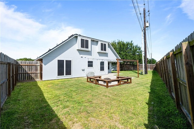 3837 Brockhampton Ct, Corpus Christi, TX 78414 - rear view of property featuring a fenced backyard and stucco siding