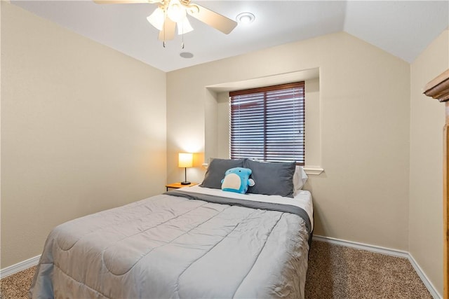 3837 Brockhampton Ct, Corpus Christi, TX 78414 - carpeted bedroom with a ceiling fan and vaulted ceiling
