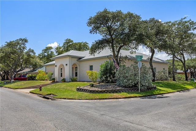 101 Bay Hills Dr, Rockport, TX 78382 - view of front of home featuring a front lawn