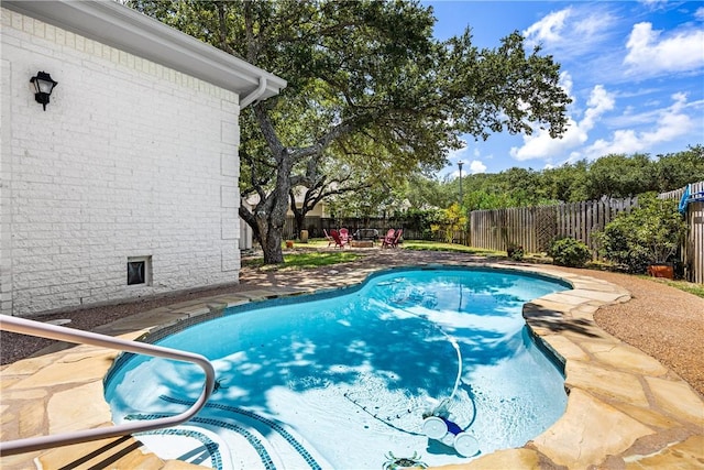 101 Bay Hills Dr, Rockport, TX 78382 - view of pool featuring a patio and a fenced backyard